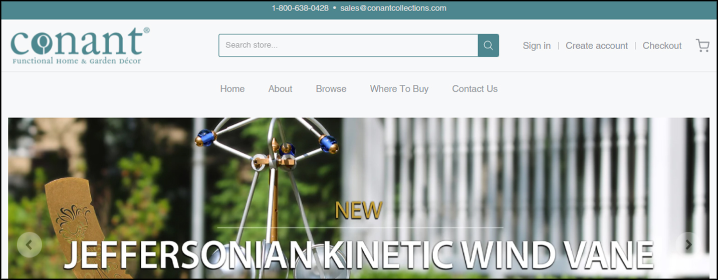 Conant Collections Website